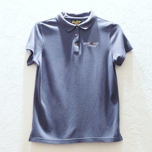 RAWLINGS Slate Grey Blue Vancouver Canada Short Sleeve Polo Shirt | Size M